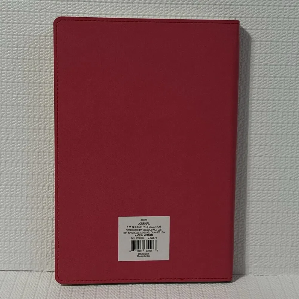 Eccolo Amazing Grace Hardcover Notebook Journal Lined Pink Gold